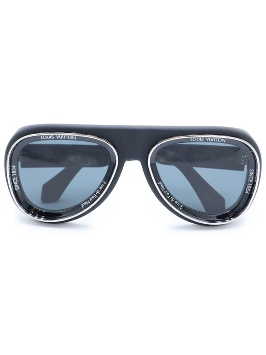 Louis Vuitton LV Supervision Pilot Sunglasses Black Eyewear